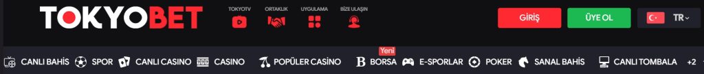 tokyobet bölümleri